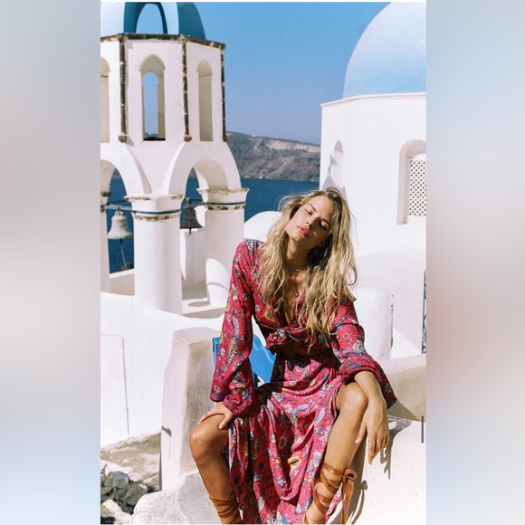 🌙SOLD✨Lovebird 🐦‍⬛Half Moon Skirt Rose - Picture 2 of 10